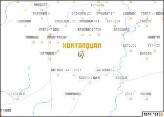 map of Xóm Tân Quản