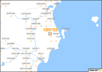 map of Xóm Tên