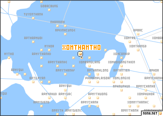 map of Xóm Tham Thơ