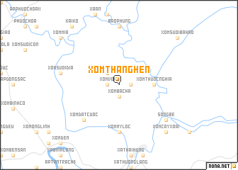 map of Xóm Thăng Hèn