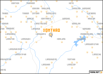 map of Xóm Thao