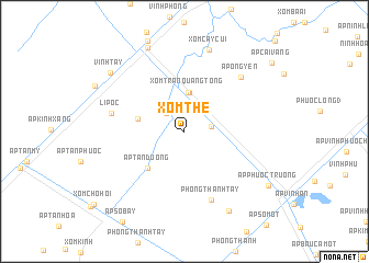 map of Xóm The