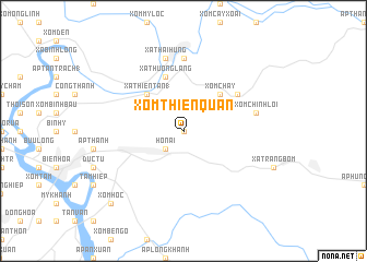 map of Xóm Thiện Quân