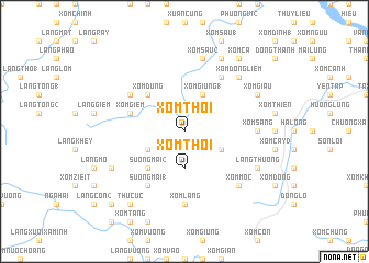 map of Xóm Thới