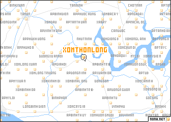 map of Xóm Thôn Long