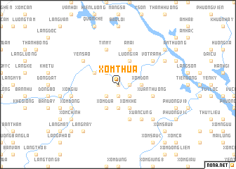 map of Xóm Thừa