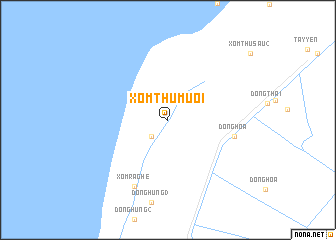 map of Xóm Thứ Mười
