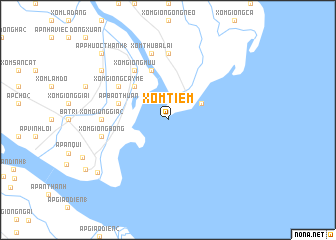 map of Xóm Tiêm