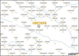 map of Xóm Tieng