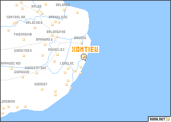 map of Xóm Tiều