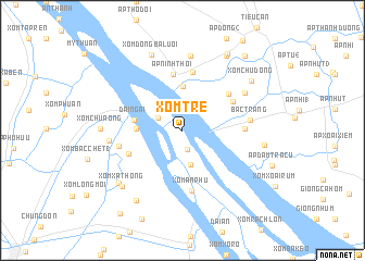 map of Xóm Tre