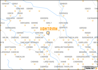 map of Xóm Trình
