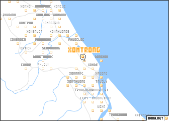 map of Xóm Trong