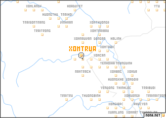 map of Xóm Trưa