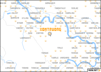 map of Xóm Truông