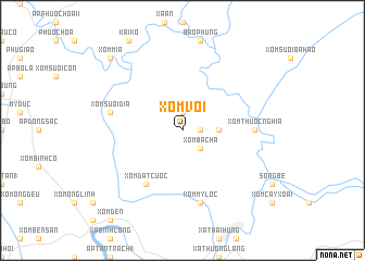 map of Xóm Voi