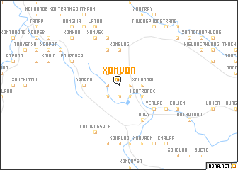 map of Xóm Vôn