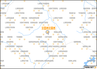 map of Xóm Xâm