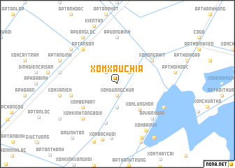 map of Xóm Xẩu Chia