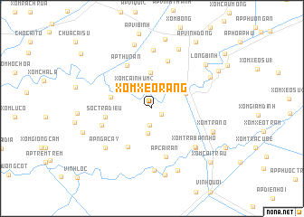 map of Xóm Xẻo Ràng