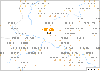 map of Xóm Zieit