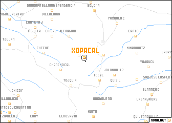 map of Xopacal