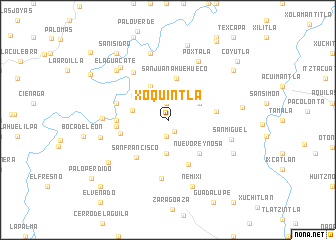 map of Xoquintla