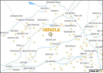 map of Xoruzlu