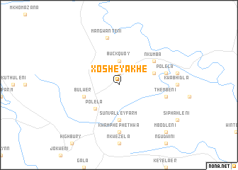 map of Xosheyakhe