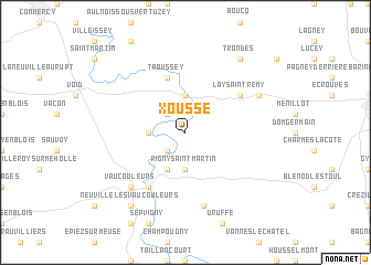 map of Xousse