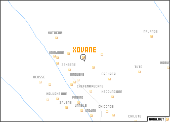 map of Xovane