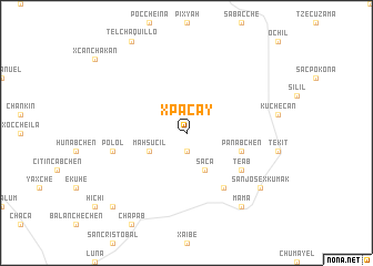 map of Xpacay