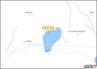 map of Xpichil