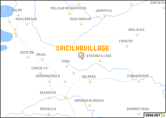 map of Xpicilha Village