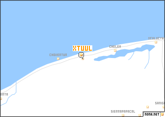 map of Xtuul