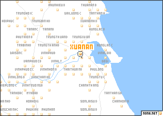 map of Xuân An