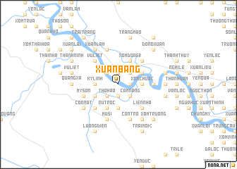 map of Xuân Bâng