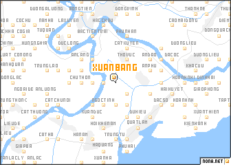 map of Xuân Bảng