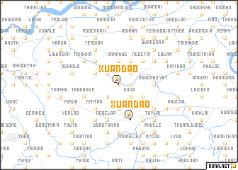 map of Xuân Ðào