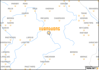 map of Xuân Dương