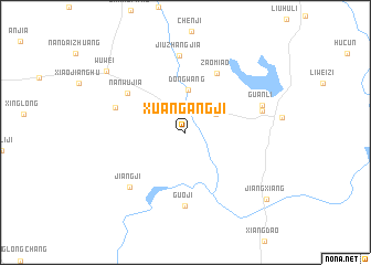 map of Xuangangji