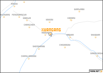 map of Xuangang