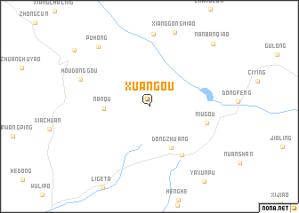 map of Xuangou