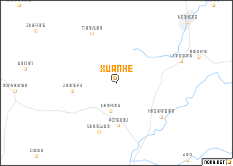 map of Xuanhe