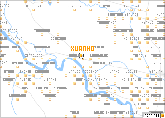 map of Xuân Hồ