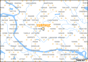 map of Xuân Húc