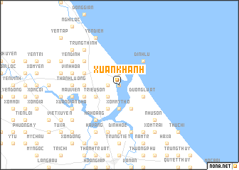 map of Xuan Khánh