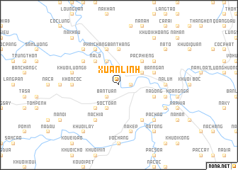 map of Xuân Lĩnh