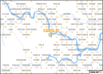 map of Xuân Lôi