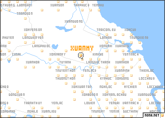 map of Xuân Mỹ